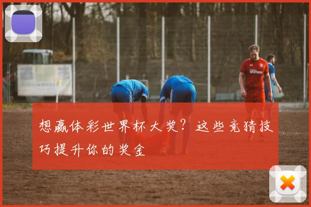 想赢体彩世界杯大奖？这些竞猜技巧提升你的奖金
